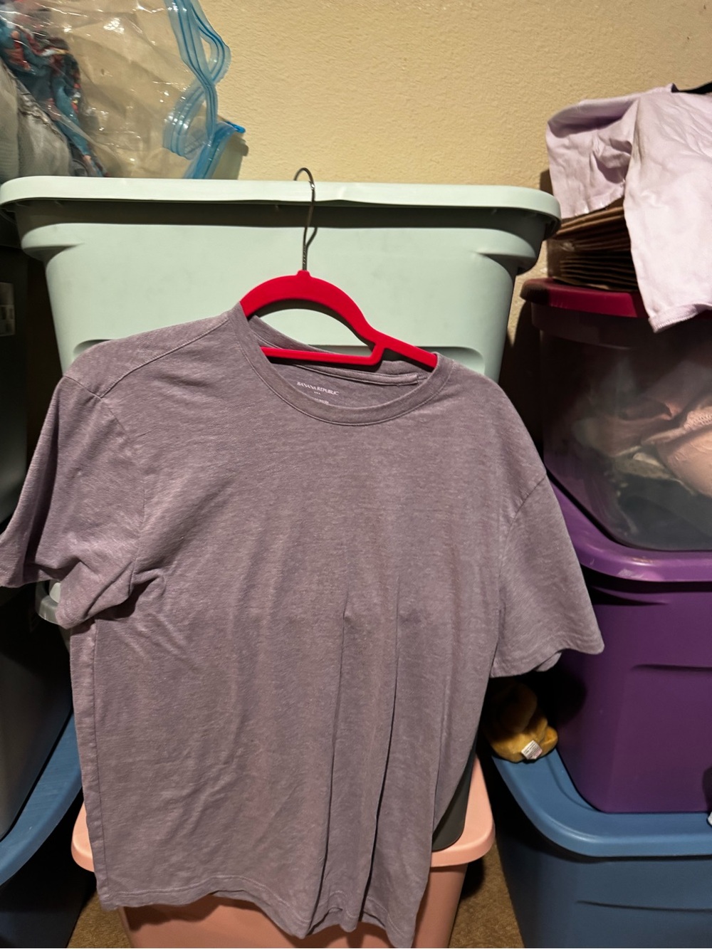 Mens Lavender Crewneck T‑Shirt - Soft Everyday Tee